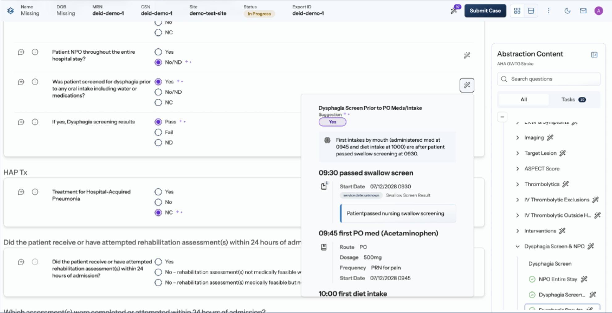 Clinical Registry Automation UI